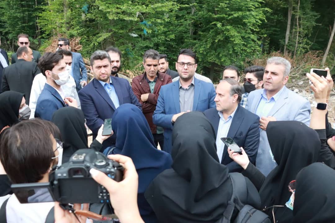 بازدید اصحاب رسانه گیلان از پروژه بهسازی لندفیل سراوان