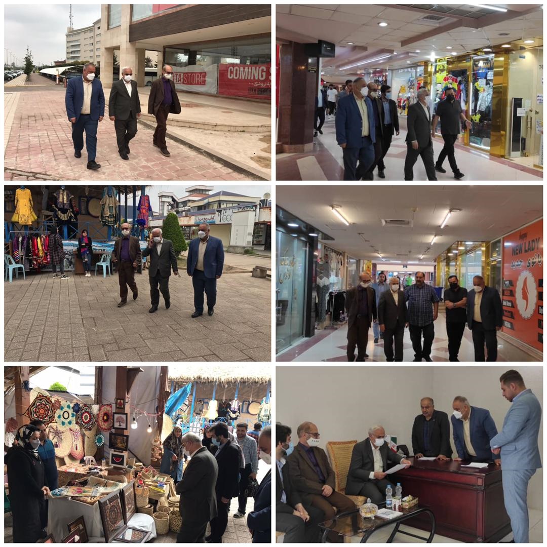 نظارت بر نحوه خدمت رسانی در ستاد هماهنگی خدمات سفر و بازار منطقه