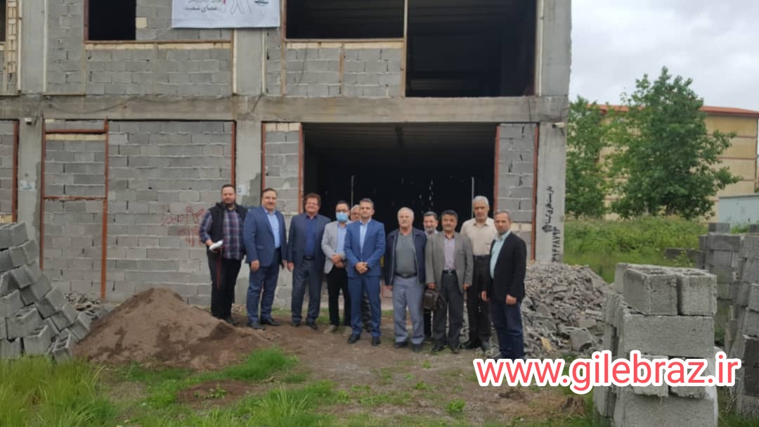 بازدید سرپرست بهزیستی گیلان از پروژه در حال ساخت عصای سفید
