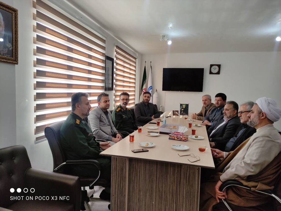 دیدار مدیرکل بهزیستی گیلان با رئیس سازمان بسیج کارمندان سپاه قدس گیلان