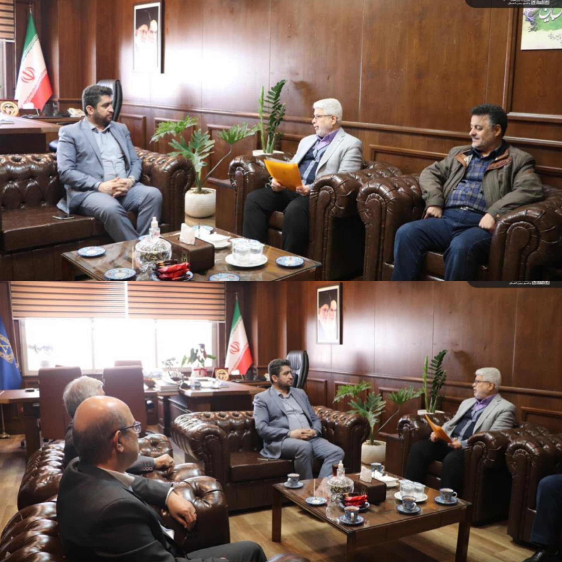 دیدار سرپرست شهرداری رشت با کادر مدیریتی انجمن نابینایان گیلان