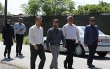 نظارت و بازدید میدانی سرپرست سازمان از طرح های عمران روستایی منطقه آزاد انزلی