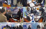 استقبال دانشجویان از غرفه اتاق بازرگانی گیلان در رویداد صنعت، دانشگاه و راه اشتغال (صدرا)