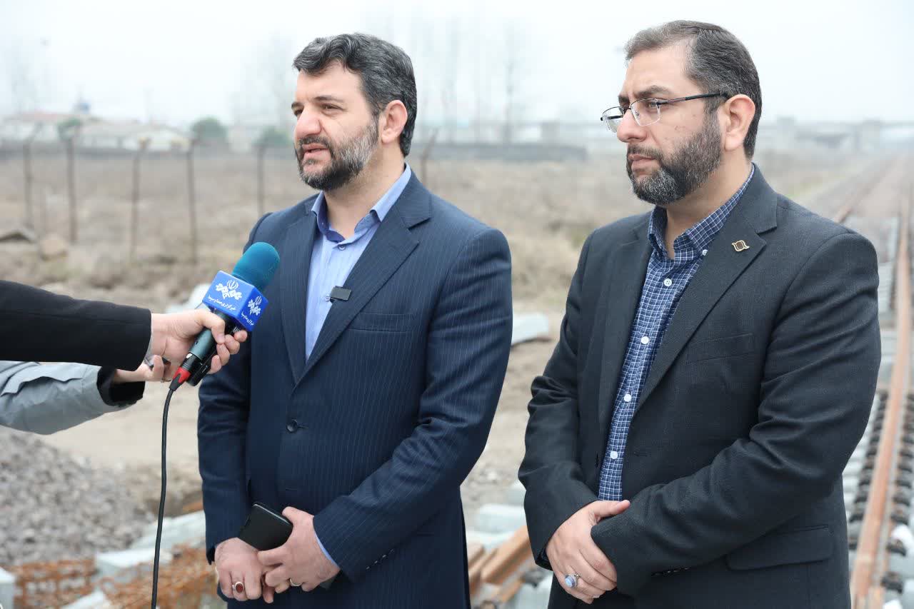 پایان عملیات اجرایی اتصال ریل به مجتمع بندری كاسپین در قطعه منطقه آزاد انزلی پایان عملیات اجرایی اتصال ریل به مجتمع بندری كاسپین در قطعه منطقه آزاد انزلی