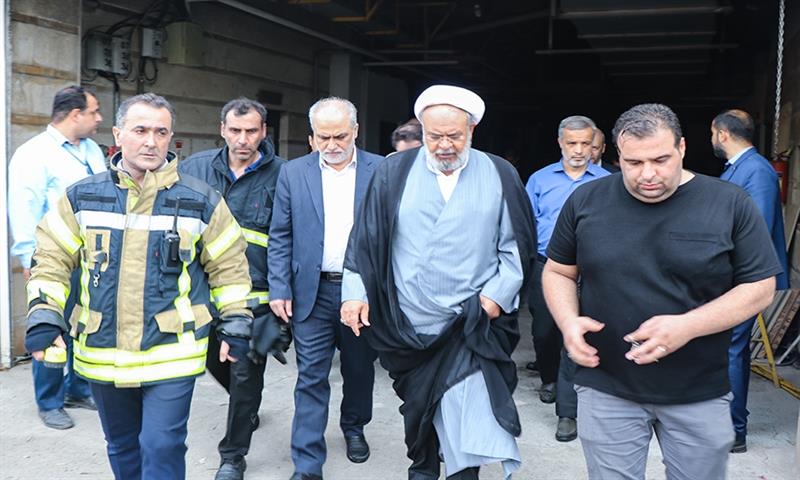 برخورد قانونی با مسببین آتش سوزی بیمارستان قائم رشت