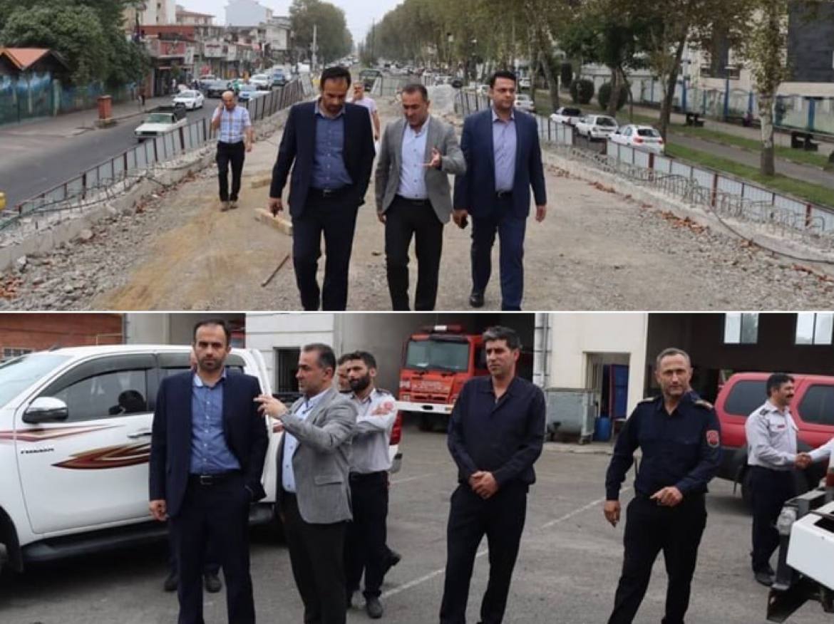 بازدید شهردار رشت از تقاطع غیر همسطح شهید باهنر بازدید شهردار رشت از تقاطع غیر همسطح شهید باهنر