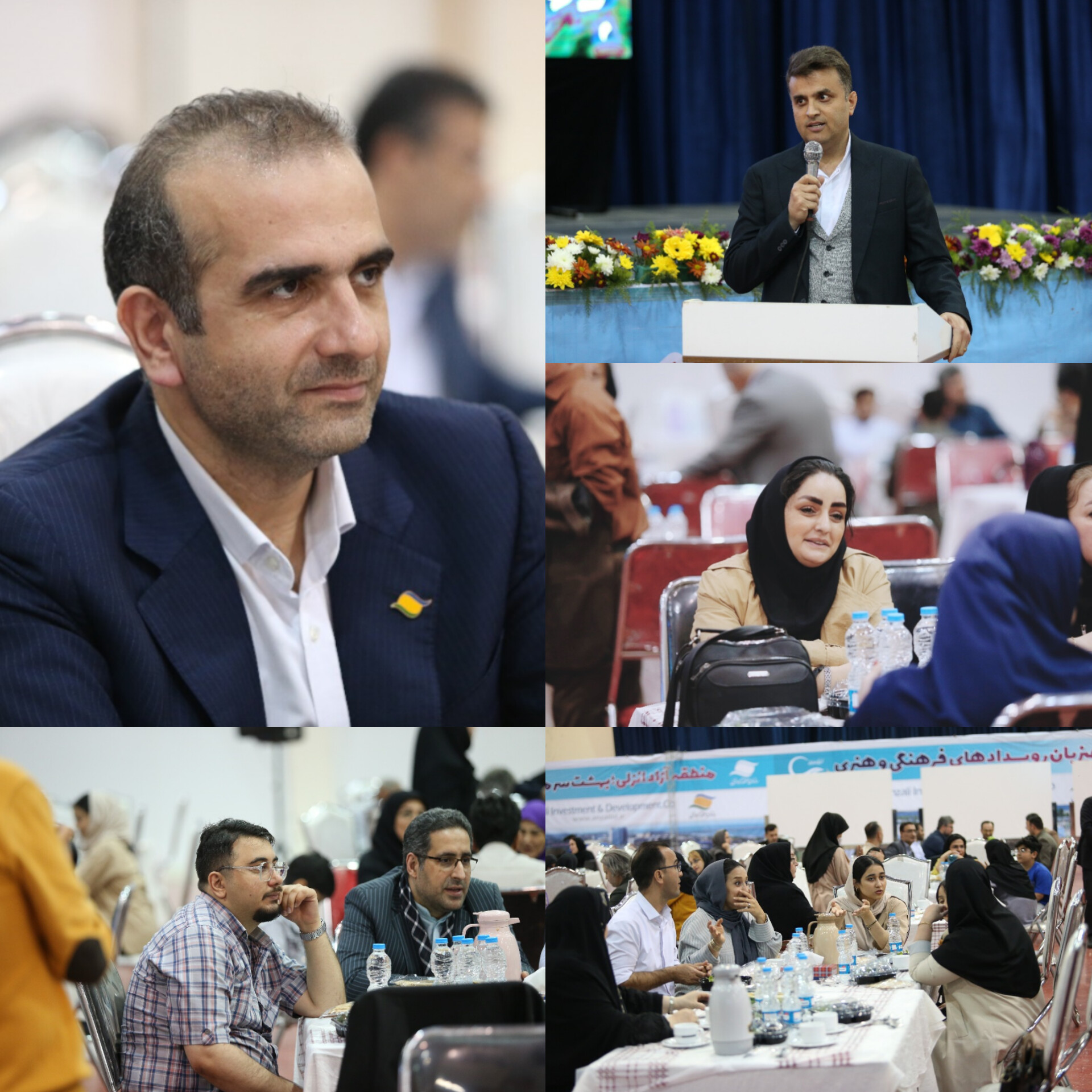 افطاری و تجلیل از خبرنگاران توسط سازمان منطقه آزاد انزلی در چهارشنبه آخرسال