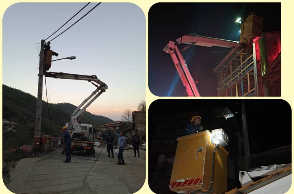 در پی آتش سوزی؛رفع مشکلات و خاموشی های در منطقه امامزاده ابراهیم شهرستان شفت