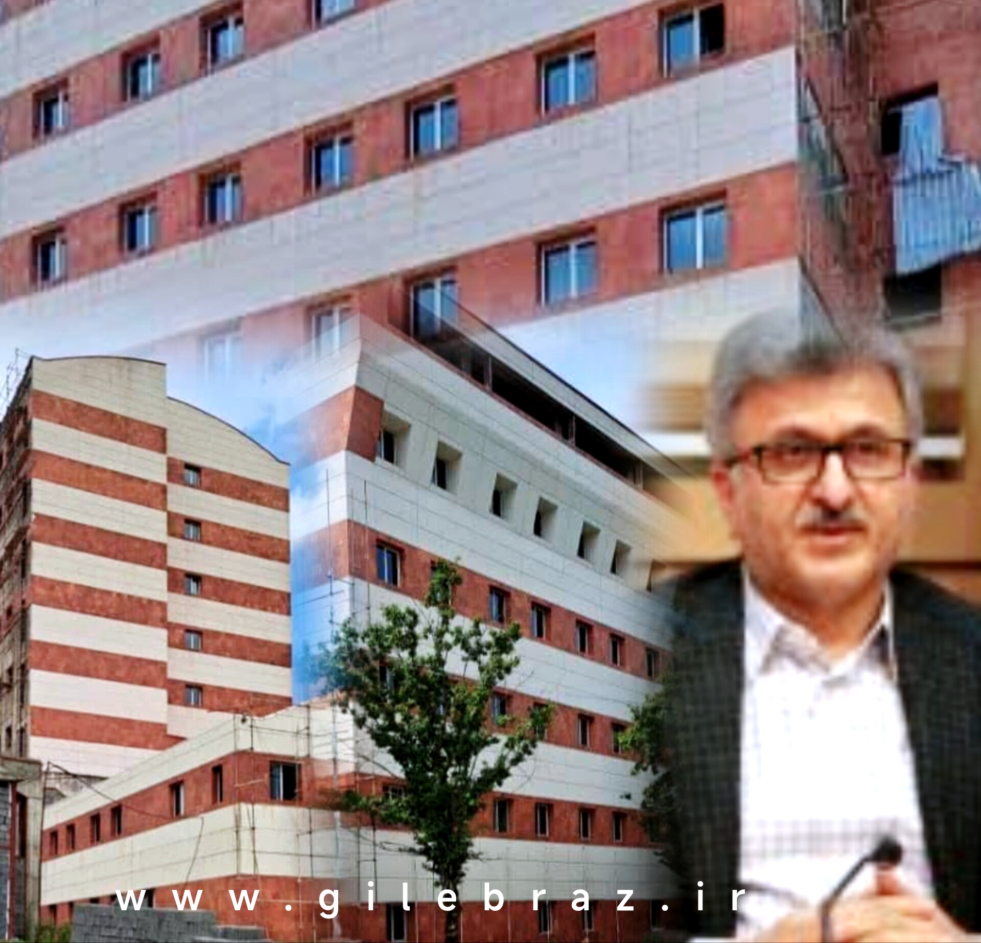 پیشرفت بالای ۹۰ درصدی بیمارستان ۴۲۰ تخت خوابی جنرال مرکز استان گیلان