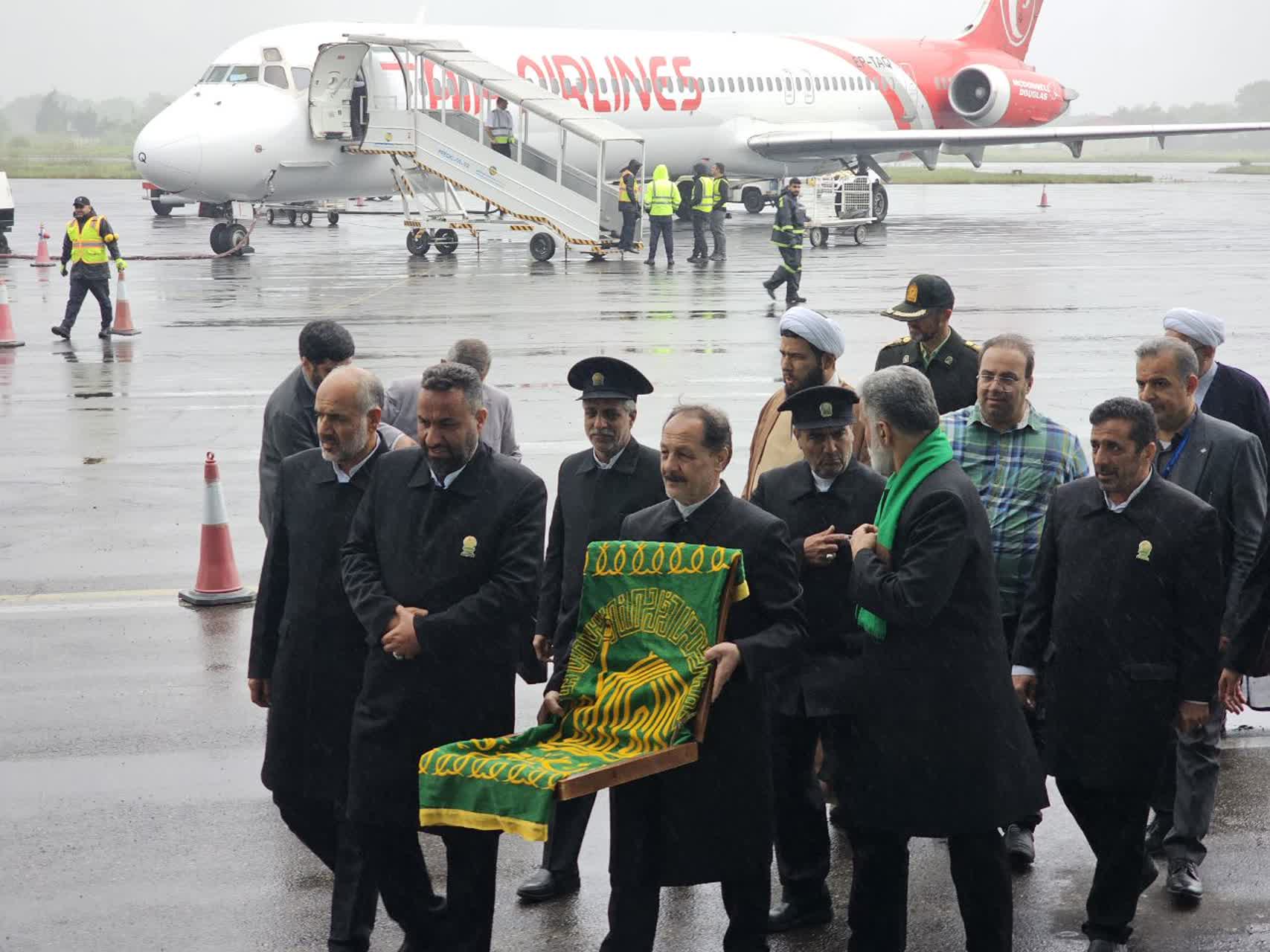 گیلان با حضور خادمان بارگاه منور رضوی معطر شد