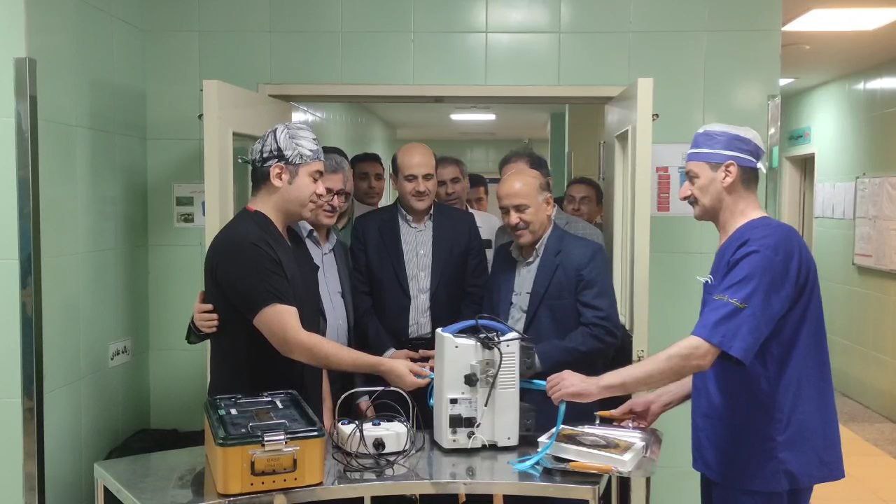 اختصاص دستگاه کرانیوتوم به بیمارستان دکتر پیروز لاهیجان