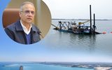 آغاز لایروبی حوضچه آرامش بندر كاسپین