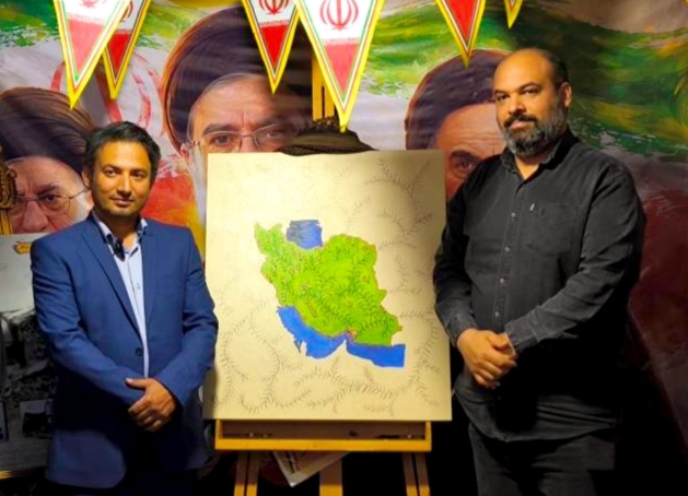 رونمایی از تابلو نقاشی «درس میناب» به یاد شهدای مدرسه شجره طیبه